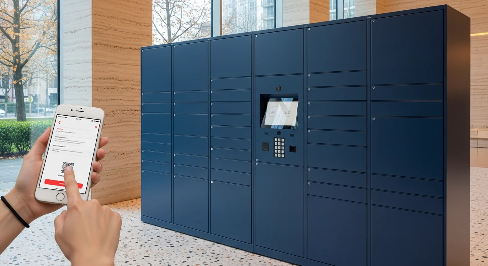 Smart Locker Oppitz instalado